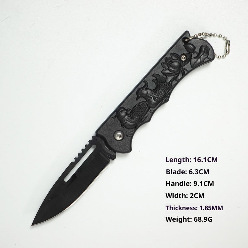 Folding Camping Knife with Stainless Steel Blade - Multiple Designs