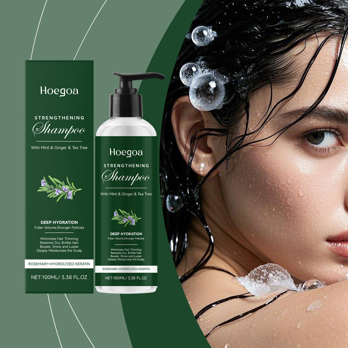 Rosemary Care Gentle Cleansing Nourishing Scalp Natural & Fluffy