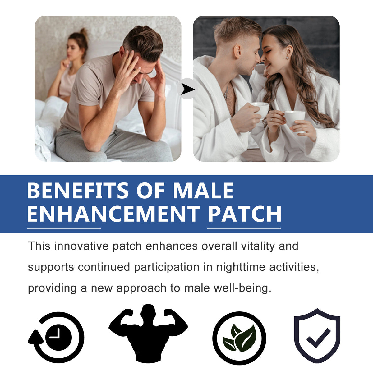 Men's Skin Care Patches - Gentle Body Pampering, Portable Pack