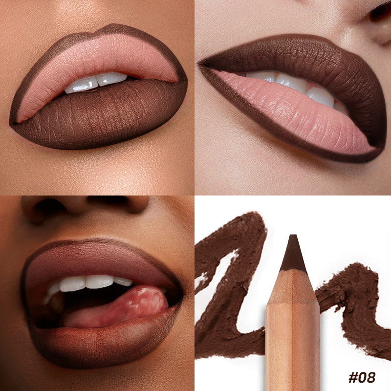 Matte Lip Liner Set 8 Colors Waterproof Natural Lipstick Makeup