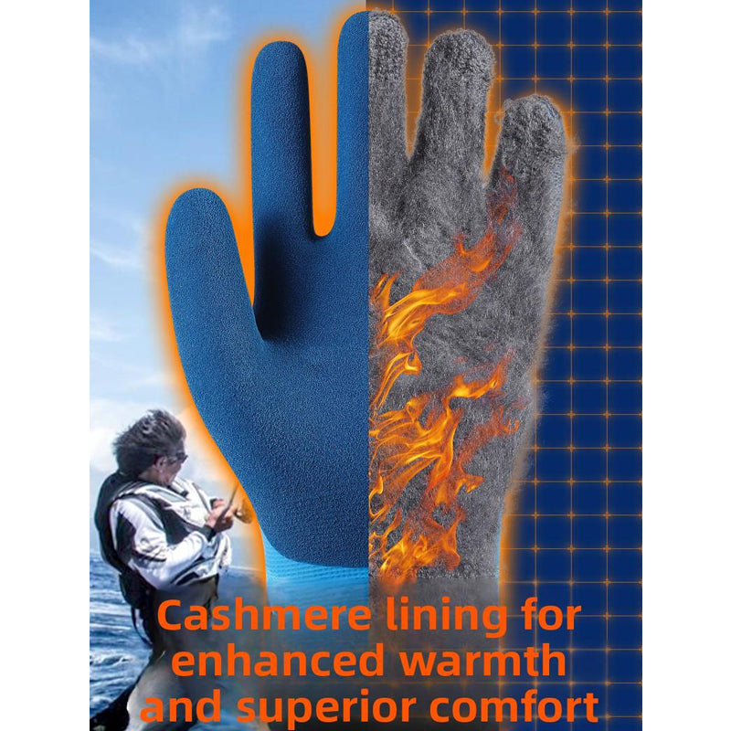 Winter Warm Waterproof Gloves for Skiing & Fishing - 2pcs Set