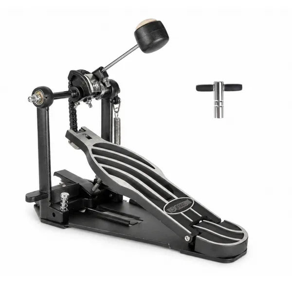 Heavy Duty Adjustable Bass Drum Pedal with Felt Beater