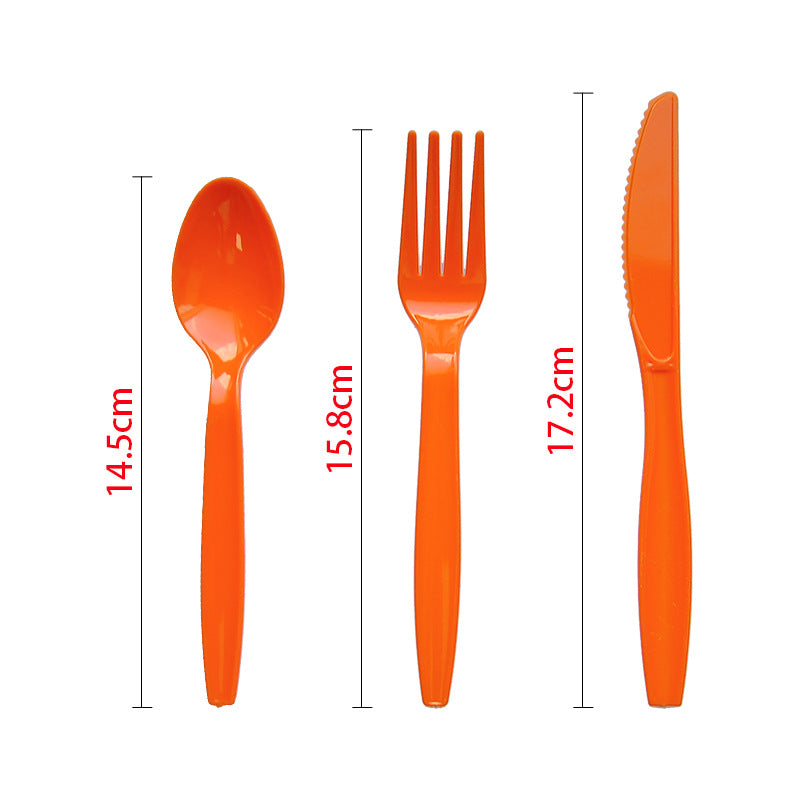 Disposable Paper Plate Cup Tablecloth Cutlery Set for Parties and Events
