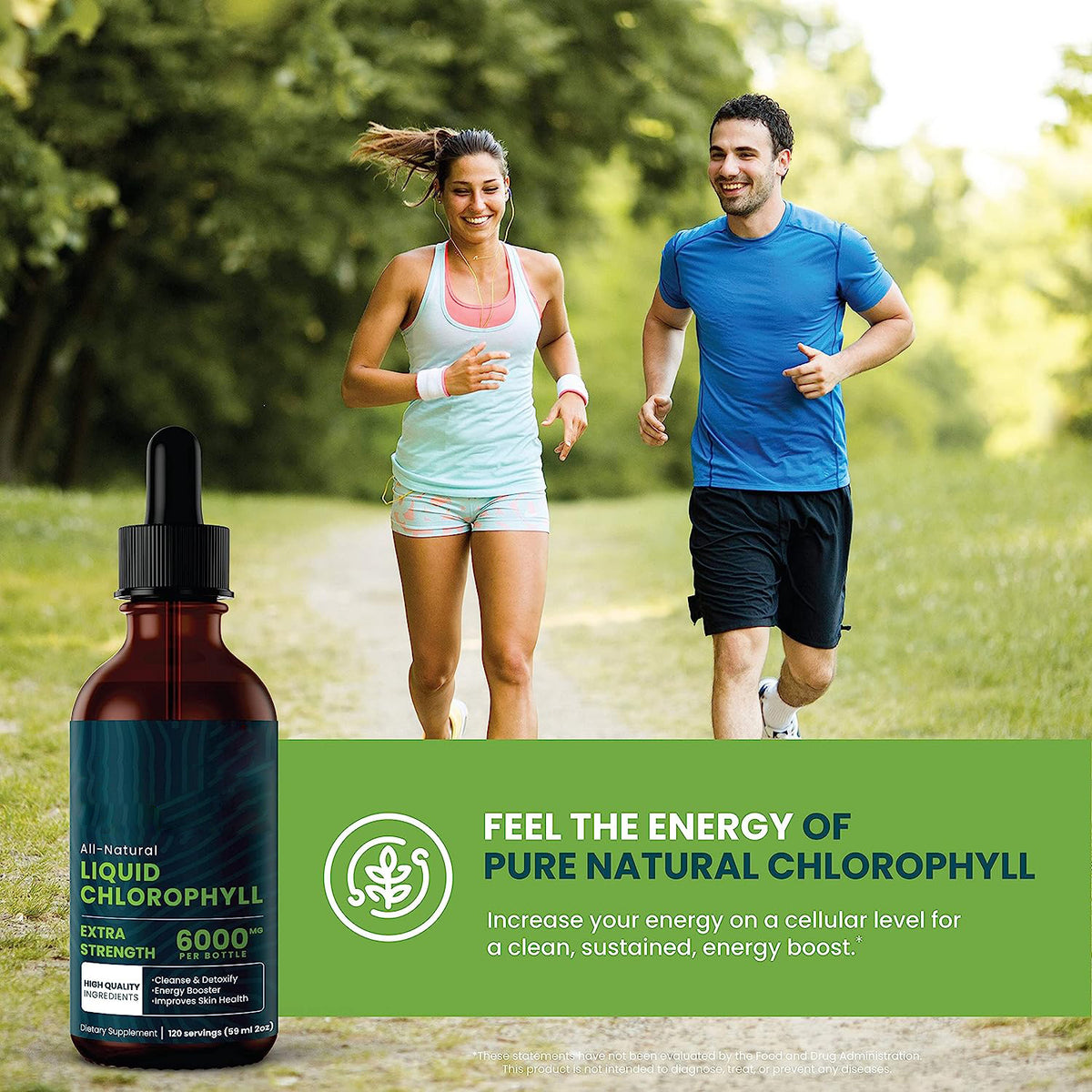 Chlorophyll Drops 60ml Bottle