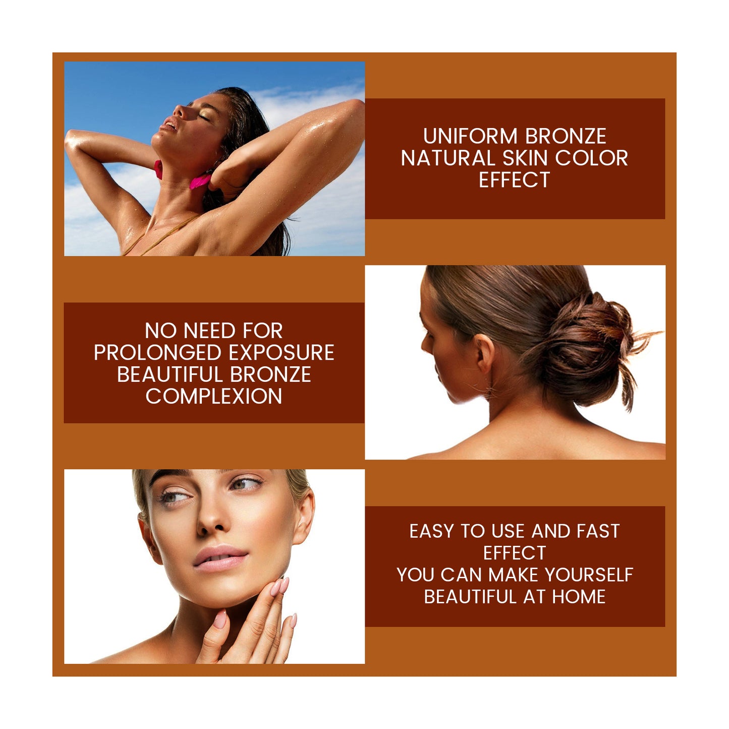 Facial Tanning Essence - Natural Bronzed Glow & Moisturizing Formula