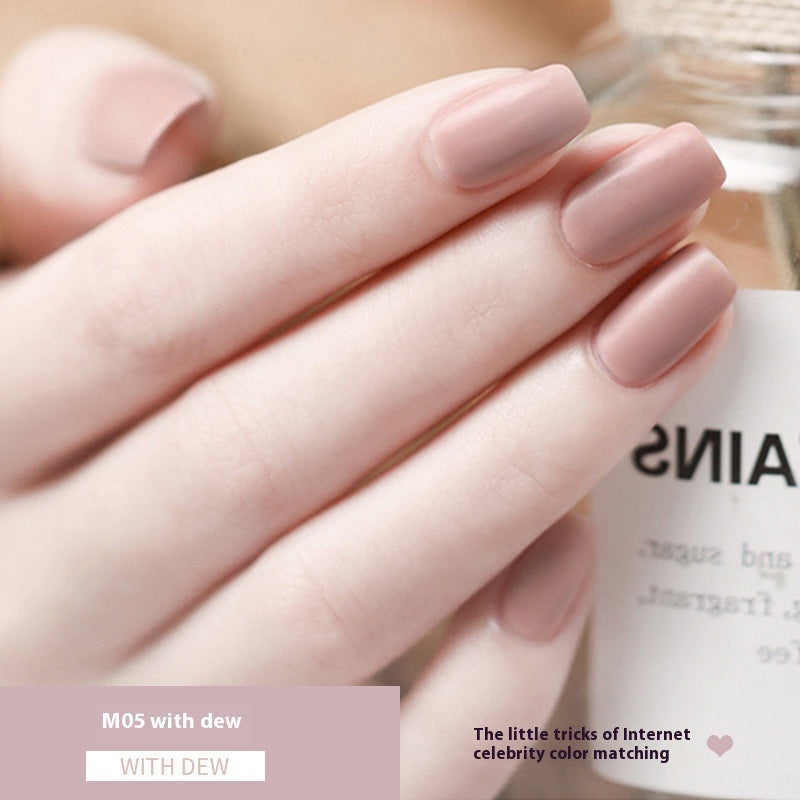 Durable Nail Polish - Waterproof, Quick-Drying, Frosted & Matte Styles