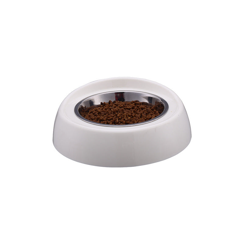 Single Bowl Pet Food & Water Bowl for Cats and Dogs - Plastic & Stainless Steel Options