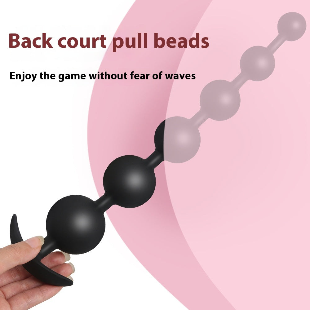 Silicone Bead Butt Plug Water Drop - Adult Wellness Sex Toy