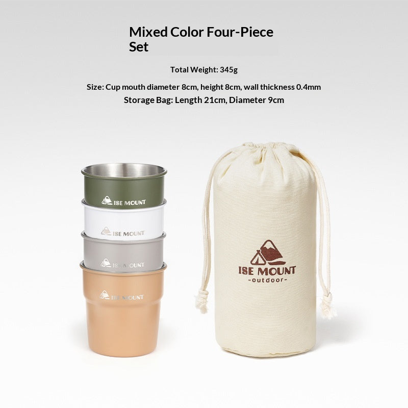 Outdoor Stainless Steel Swallow Cup for Camping 300ml