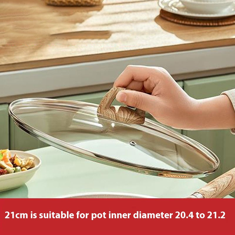Medical Stone Pot Cover Tempered Glass Kitchen Storage Cover - Multiple Sizes