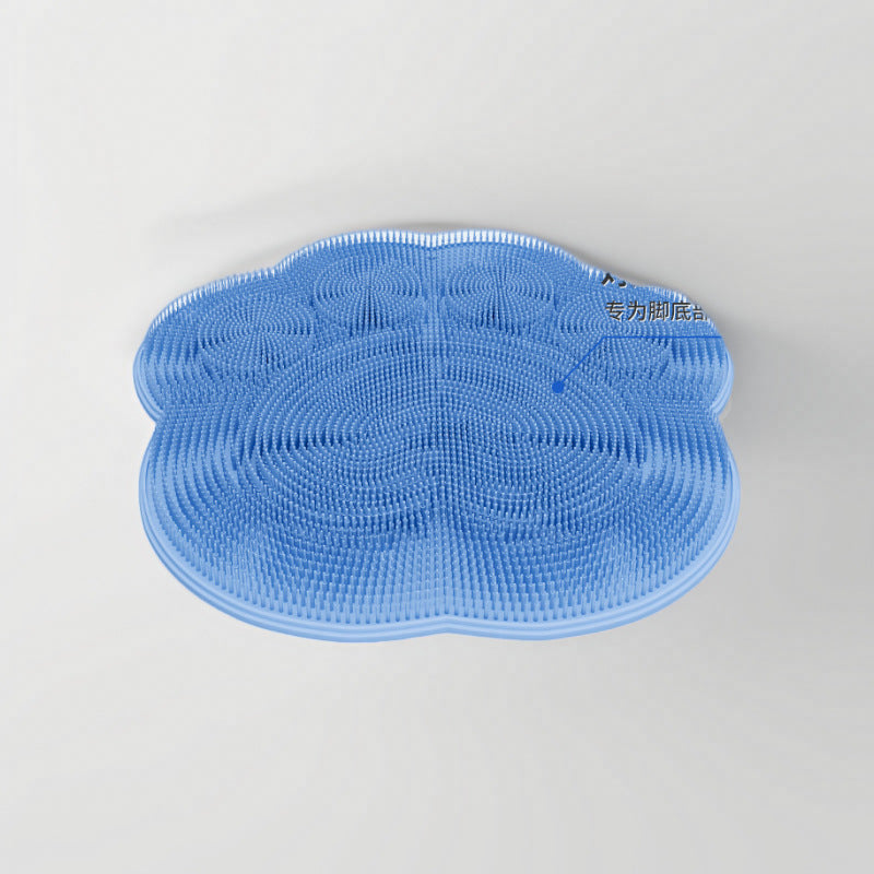 Foot Pad for Dead Skin Removal Silicone Back Wiping Sucker - Lazy Person Bath Accessory