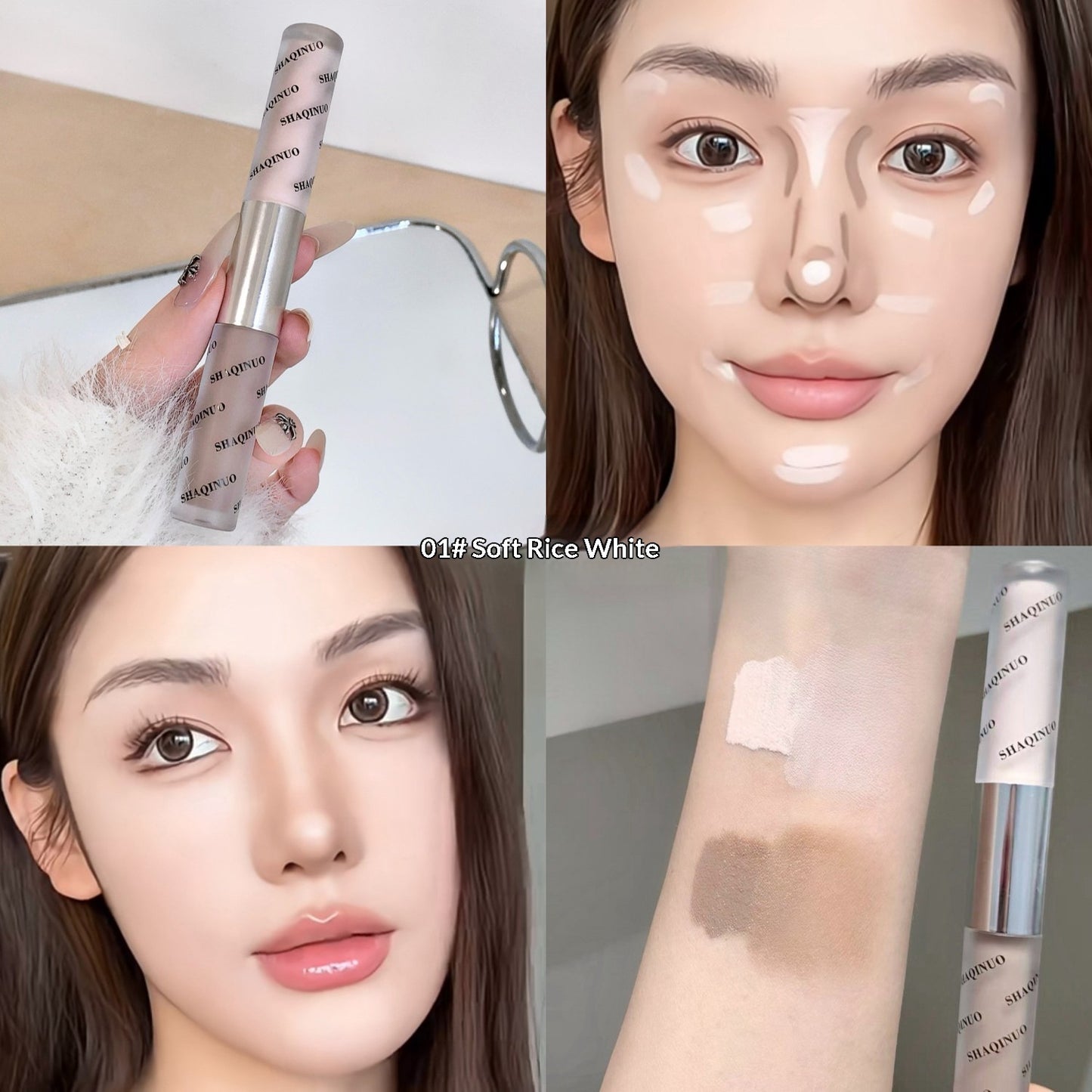 Dual-Ended Illuminating Contouring Liquid for Natural Makeup Finish