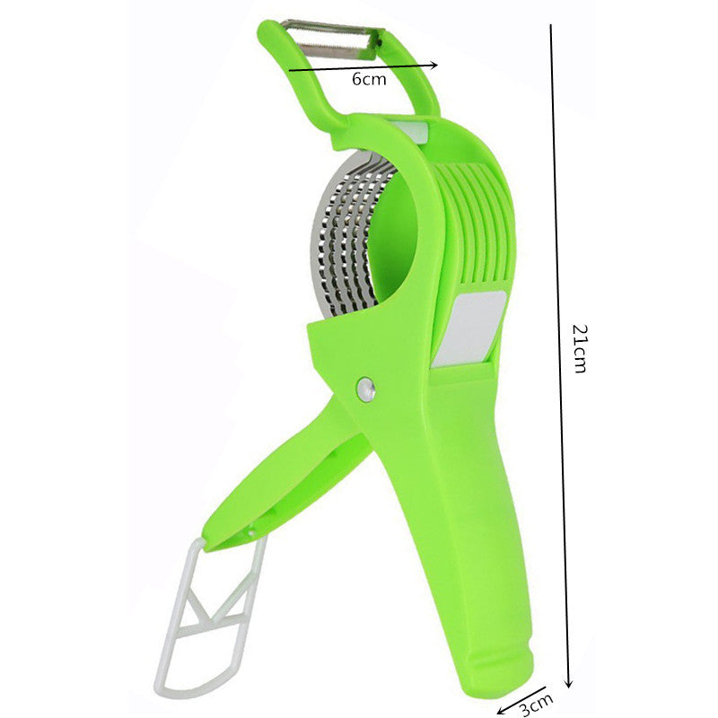 Vegetable & Fruit Slicer Peeler - Kitchen Gadgets for Cucumber Banana Ham