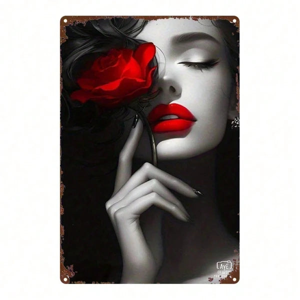 Metal Tin Wall Decoration - 20 cm x 20 cm