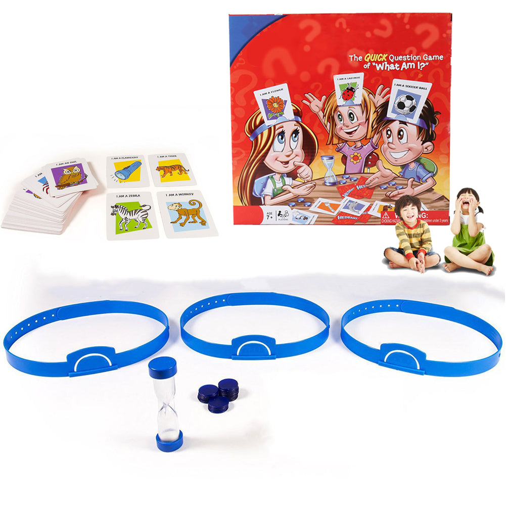 Guessing Card Game for Kids & Adults - Interactive What Am I? Board Game
