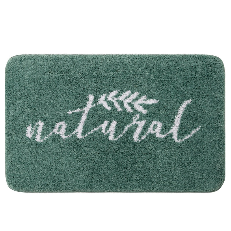 Thickened Absorbent Bathroom Floor Mat Carpet - Non-Slip, Quick Dry