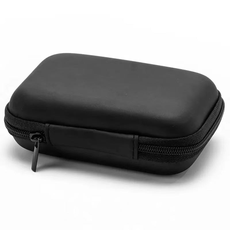 Portable Travel Storage Box 11x7.5x4cm EVA Organizer Case Black