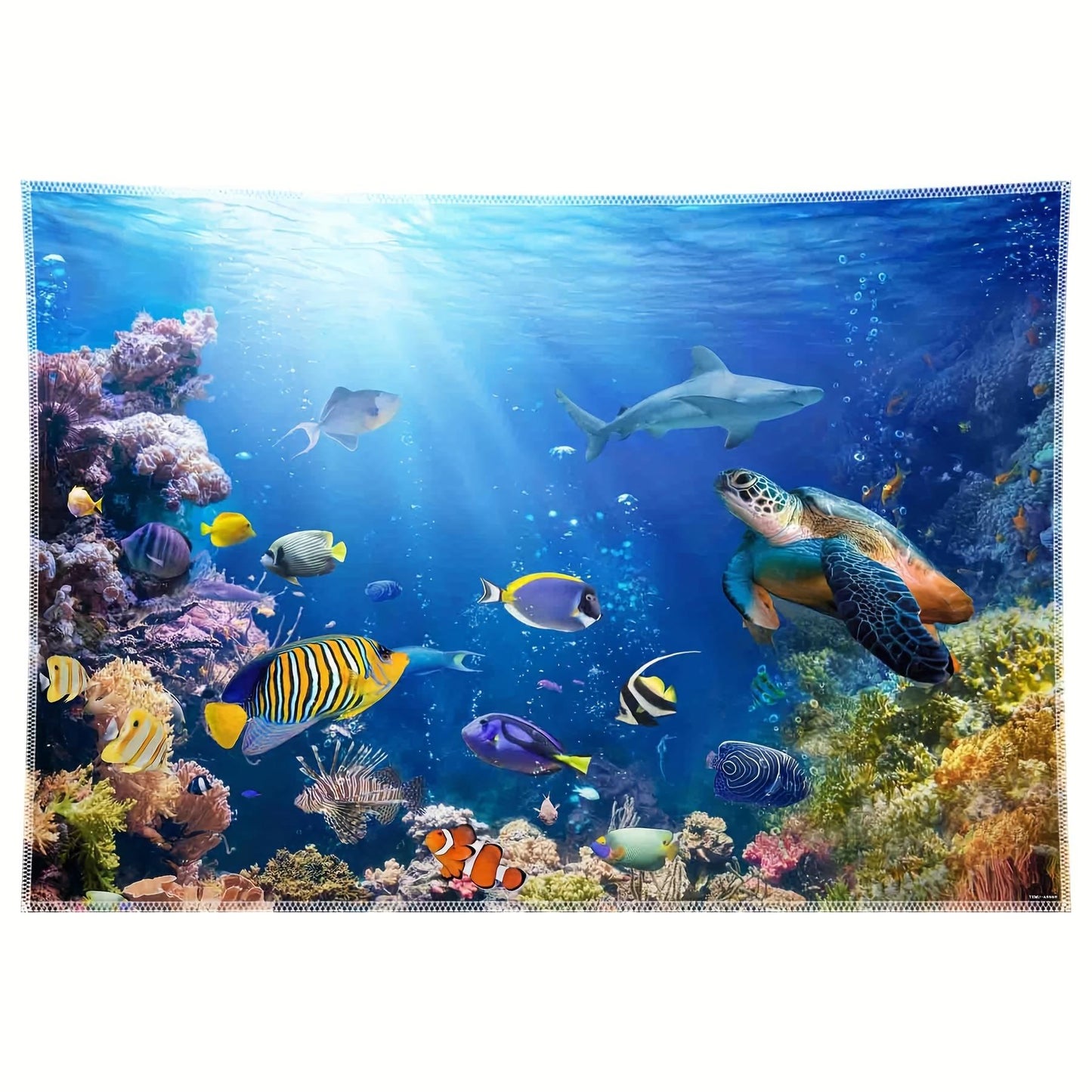 10x8ft Underwater Scene Backdrop - Durable Ocean-Themed Decoration