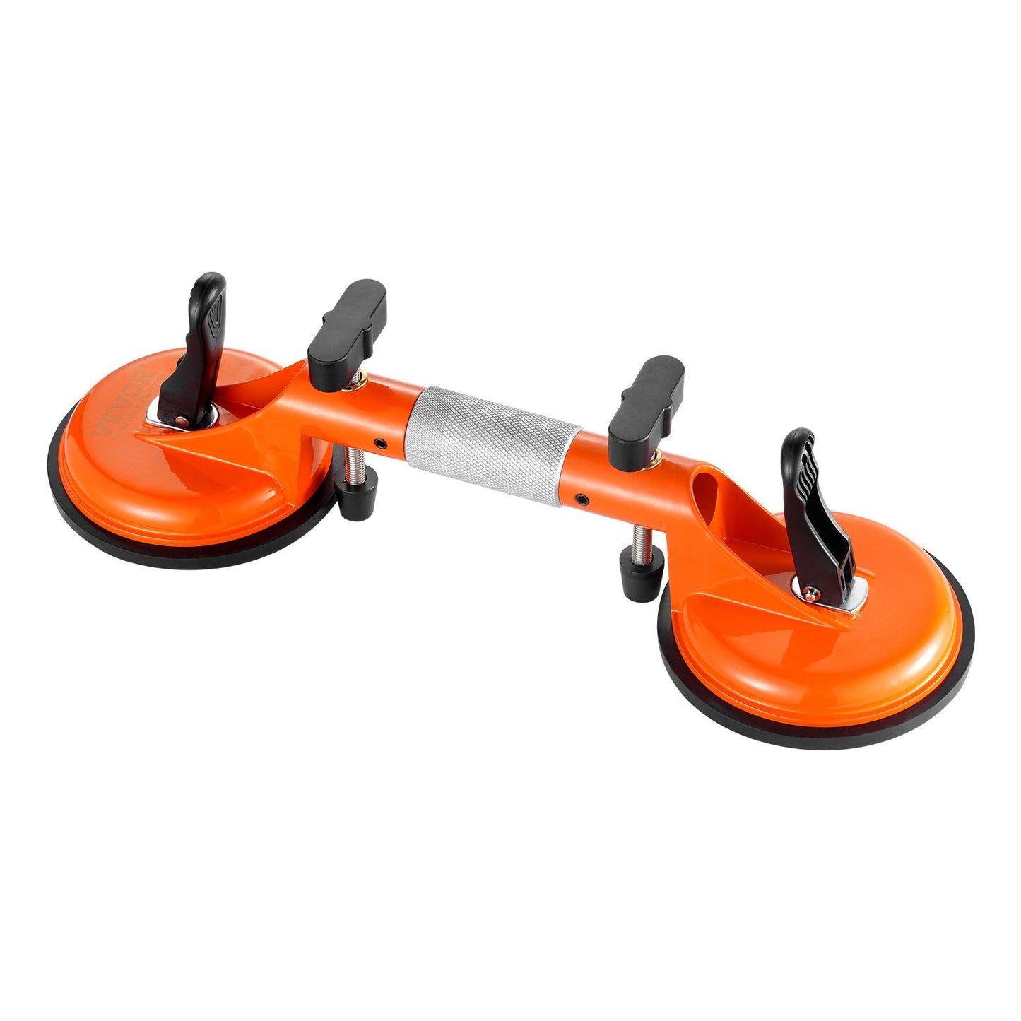 Seamless Seam Setter with Suction Cup for Tile & Glass Leveling - Orange
