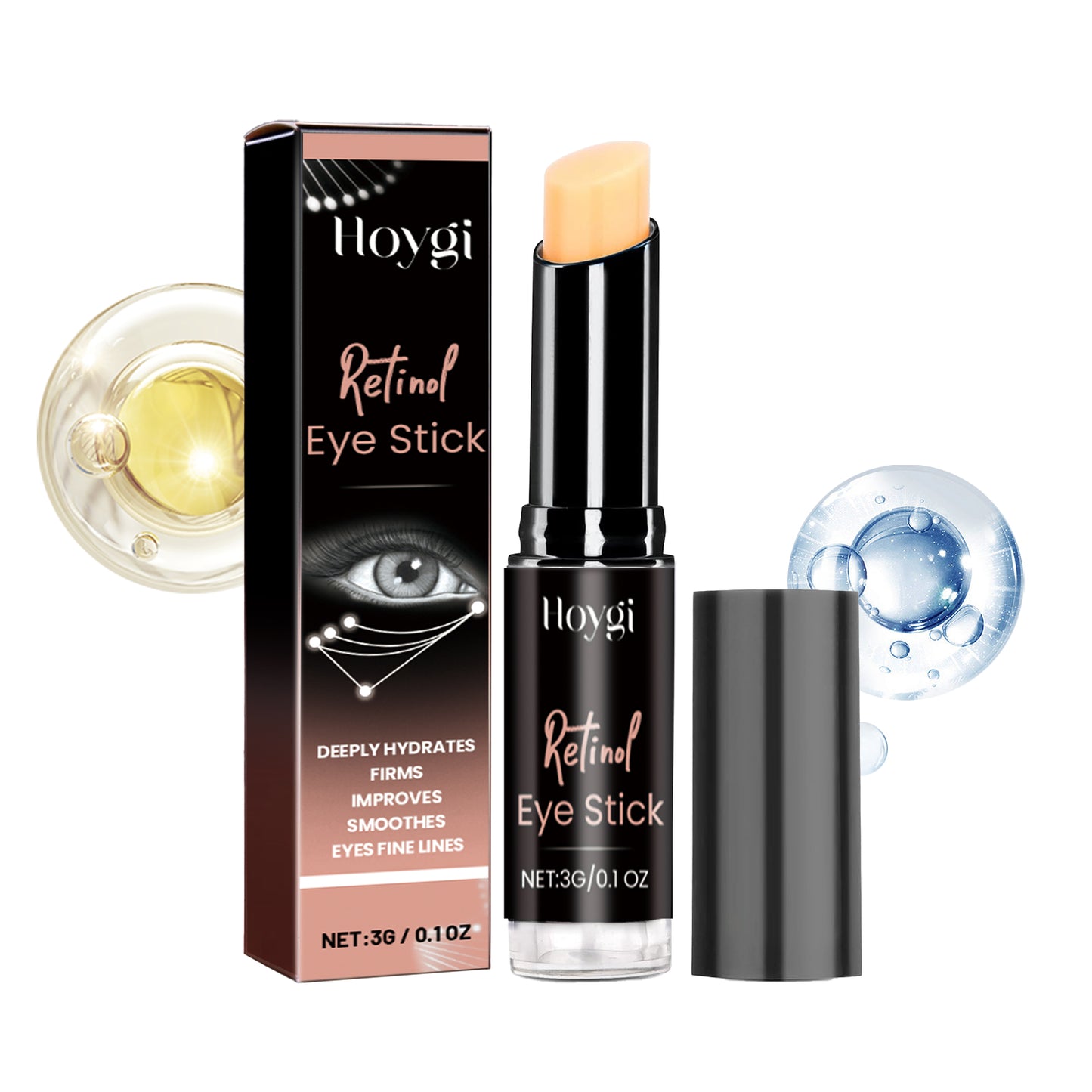 Retinol Eye Stick for Dark Circles and Fine Lines - Firming Eye Treatment