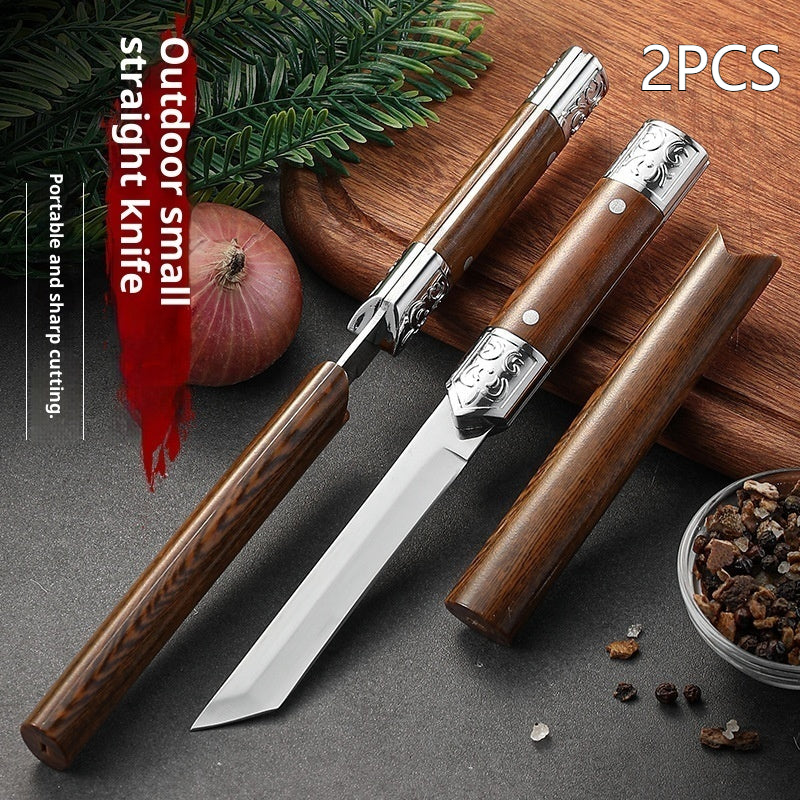 Outdoor Camping Survival Knife - High Hardness Wilderness Fixed Blade Knife