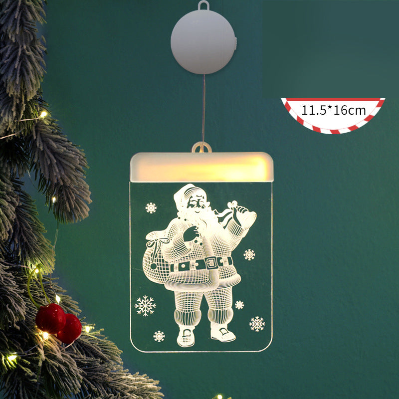 Christmas Hanging Bell and Snowflake String Lights - Festive Decor