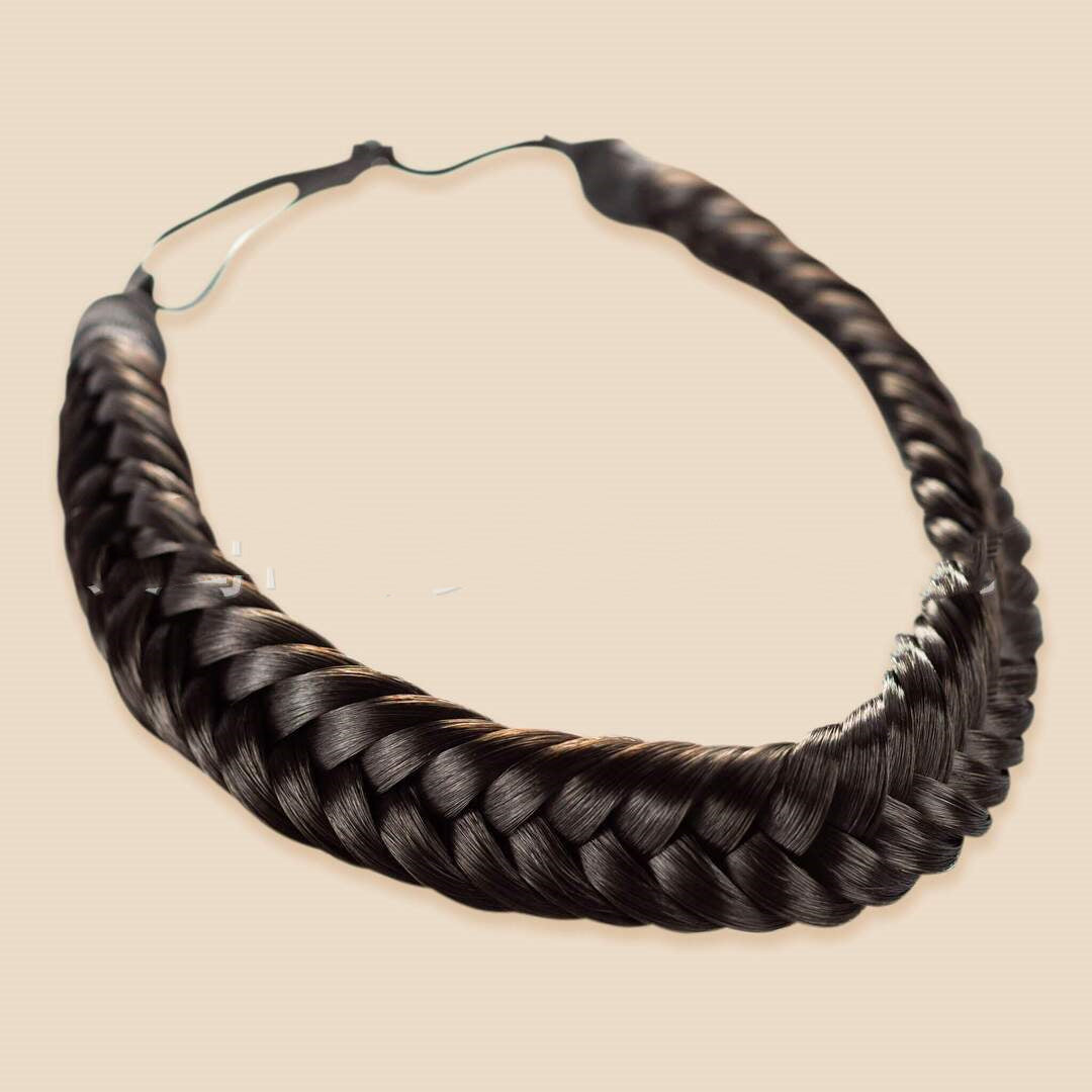 Braided Two-Strand Wig Headband for Cosplay and Costume Styling