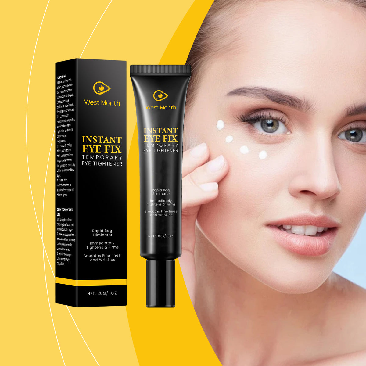 Eye Cream Fading Wrinkle Moisturizer for Dark Circles - 30g