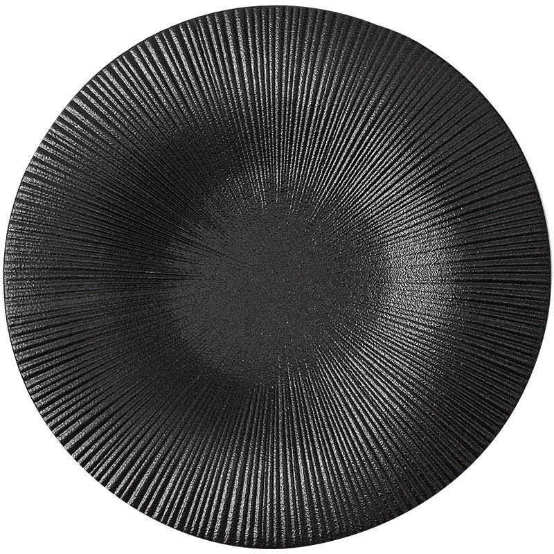 Ceramic Western Food Plate Set - Porcelain Dinner Flat & Shallow Plates