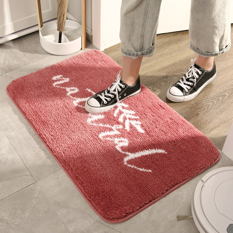 Thickened Absorbent Bathroom Floor Mat Carpet - Non-Slip, Quick Dry