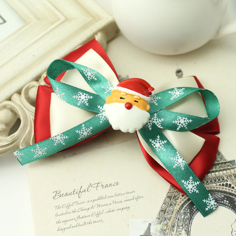 Christmas Hair Clip Set - Cute Bow, Flower & Holiday Styles for Women