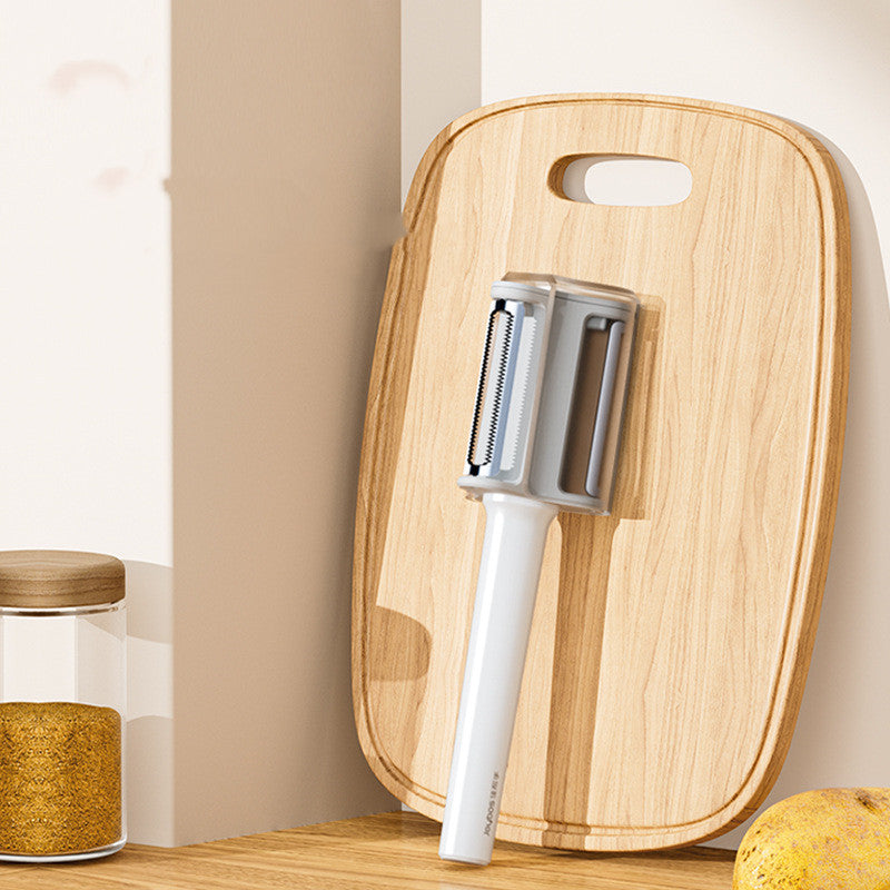 3-in-1 Stainless Steel Fruit & Vegetable Peeler for Shredding and Peeling
