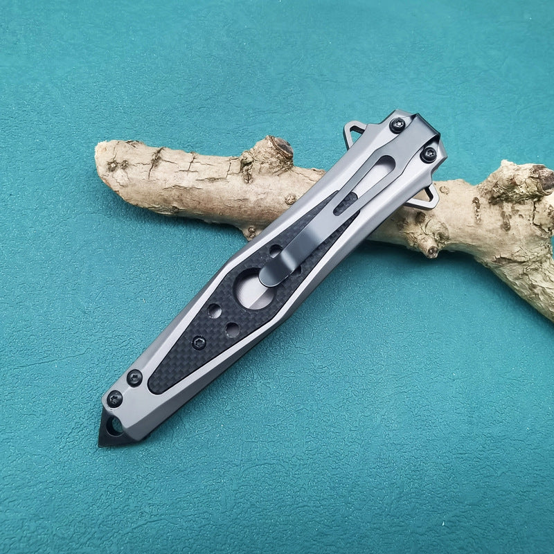 Folding Knife G10 Handle with Tail Hammer Escape Tool - Compact, Durable
