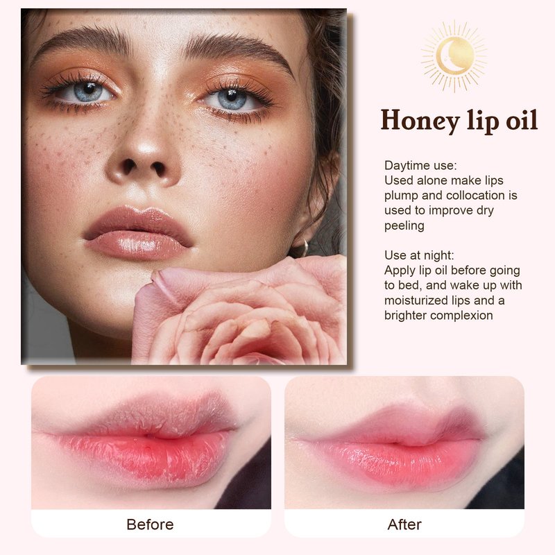 Honey Moisturizing Lip Gloss Set - Day & Night