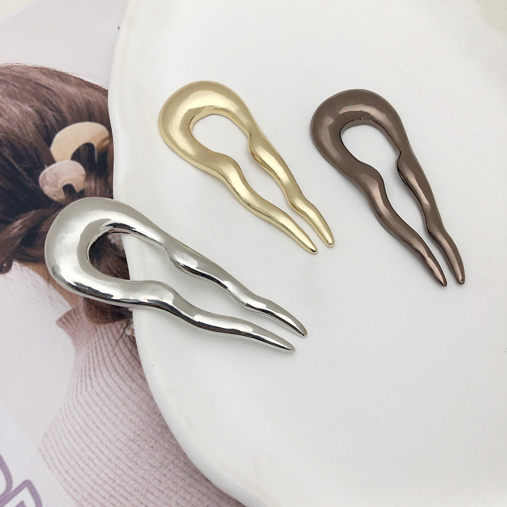 Metal U-Clip Hair Clasp