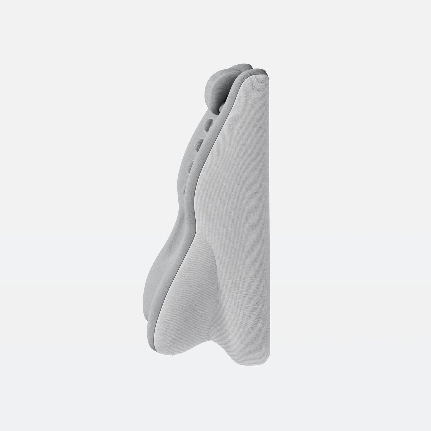 Ergonomic Memory Foam Support Pillow for Couples - Grey