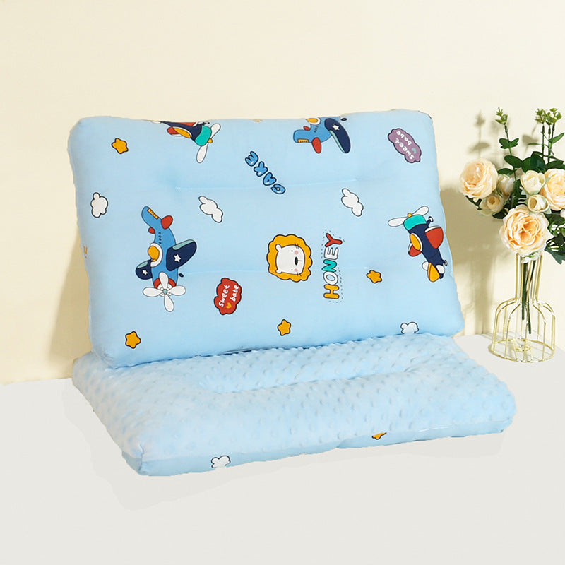 Kids Nap Pillow All-Cotton Bean-Shaped for Kindergarten and Home Use