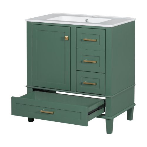 30" Bathroom Vanity Set with Sink Combo and Soft Closing Door