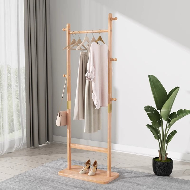 Solid Wood Hanger Set 23.6X11X71 Inches. This Product Is Made Of