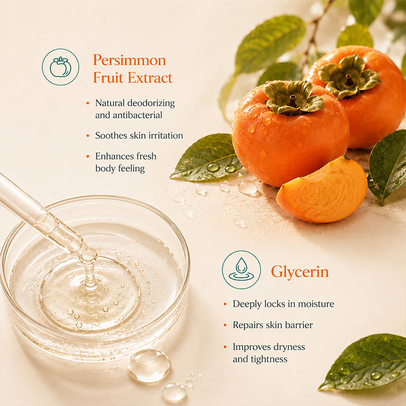 Persimmon Deodorant Cleansing Soap – 100g