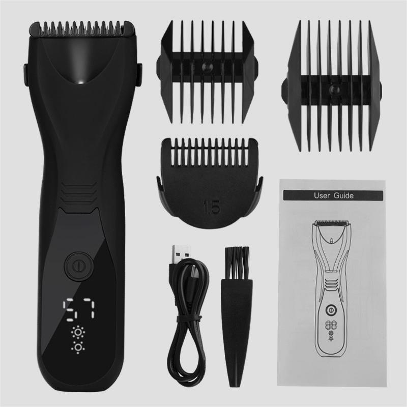 Rechargeable Hair Clipper with Ceramic Blade LCD Display WL-610