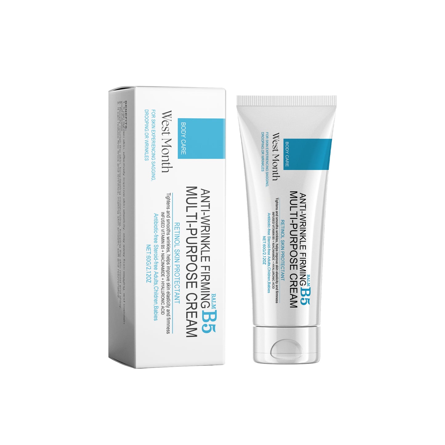 Anti-Wrinkle Body Butter Firming Cream with Vitamin B5 & Hyaluronic Acid
