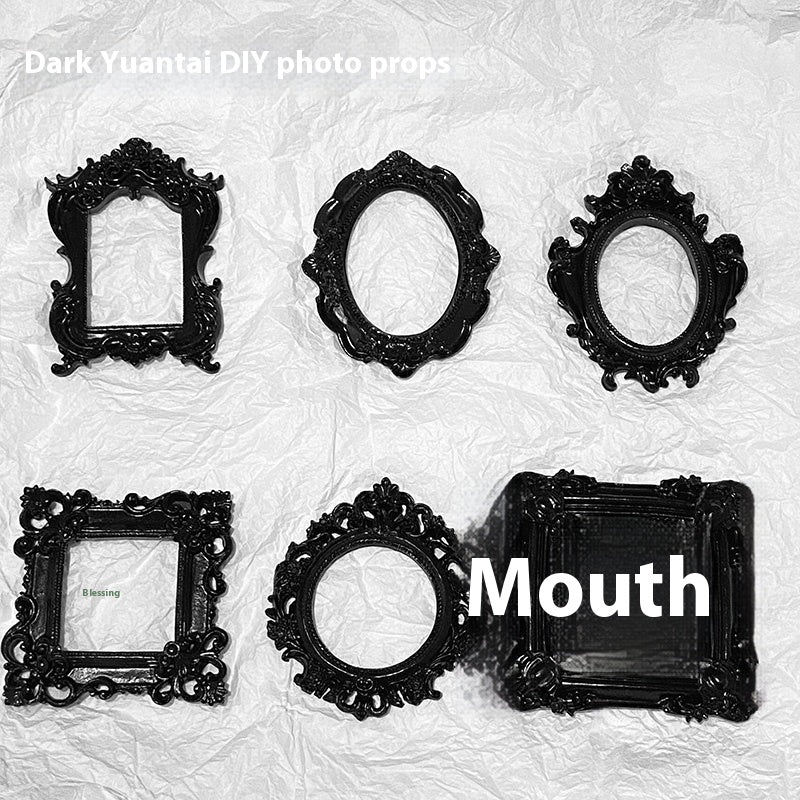 Dark Element Specimen Decorative Picture Frame for Jewelry and Photography Backdrop
