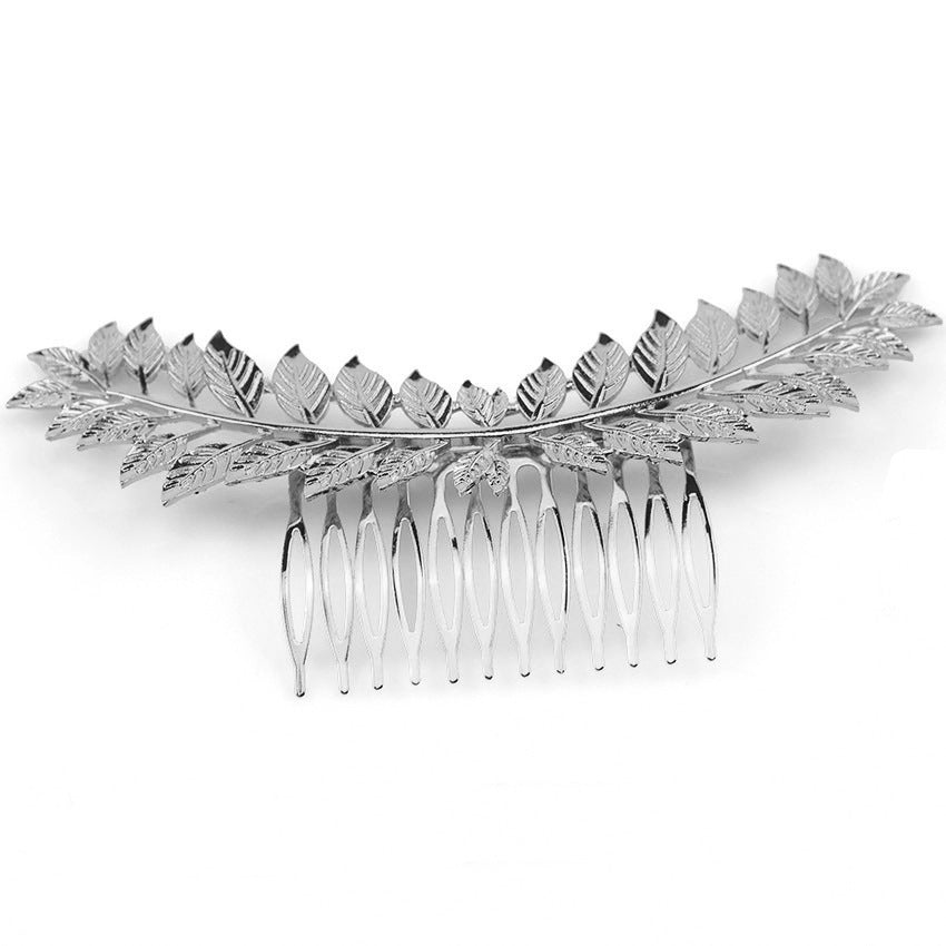 Retro Exaggerated Feather Leaf Hairpin Korean Style Hair Accessory