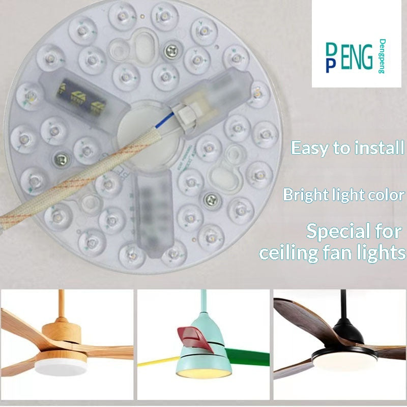 Ceiling Fan Light with Adjustable Color Temperature 15W AC230V