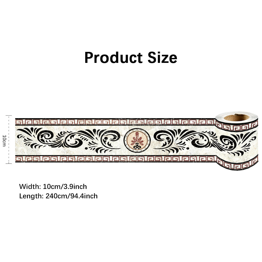 Home Wall & Floor Skirting Line Stickers - Moisture & Stain Resistant PVC