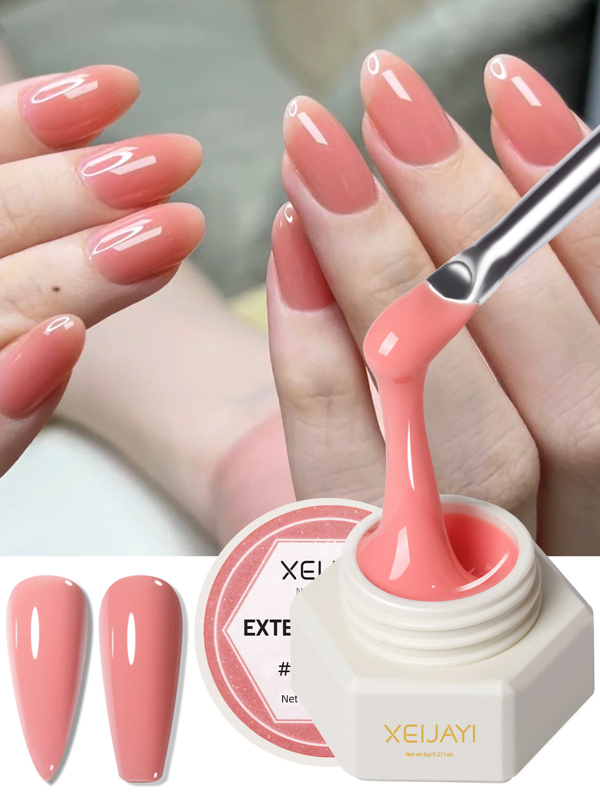 Canned Nail Extension Gel Solid Sculpting Nail Art Kit - Multiple Specifications