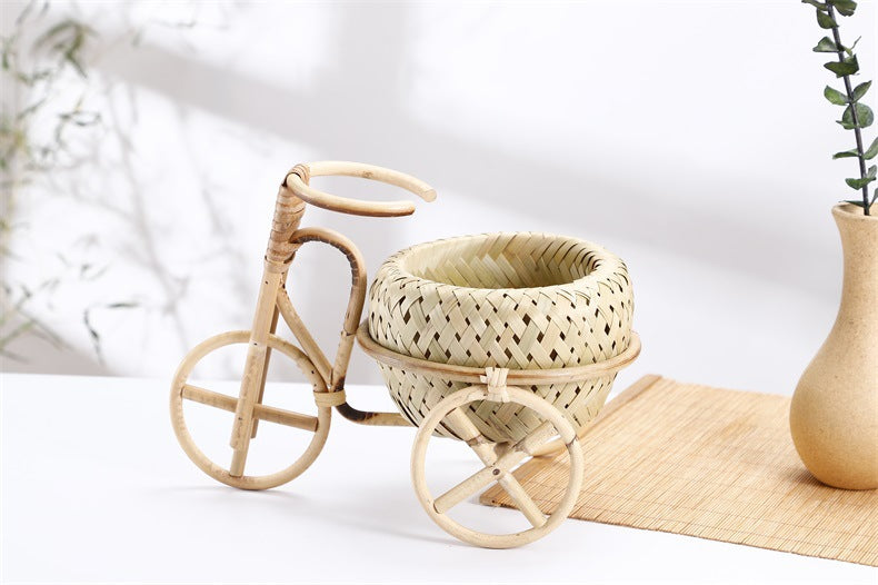 Handmade Bamboo Vegetable Basket for Kitchen & Garden - Multiple Styles