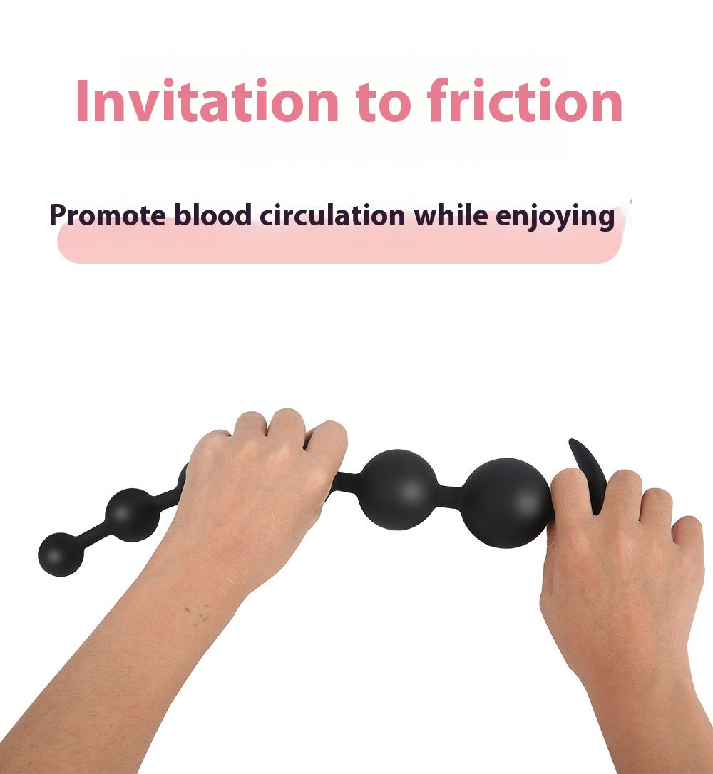 Silicone Bead Butt Plug Water Drop - Adult Wellness Sex Toy