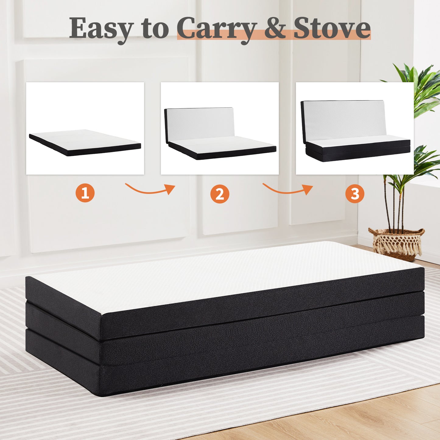 Triple Fold Pad - Comfortable Bedding Solution